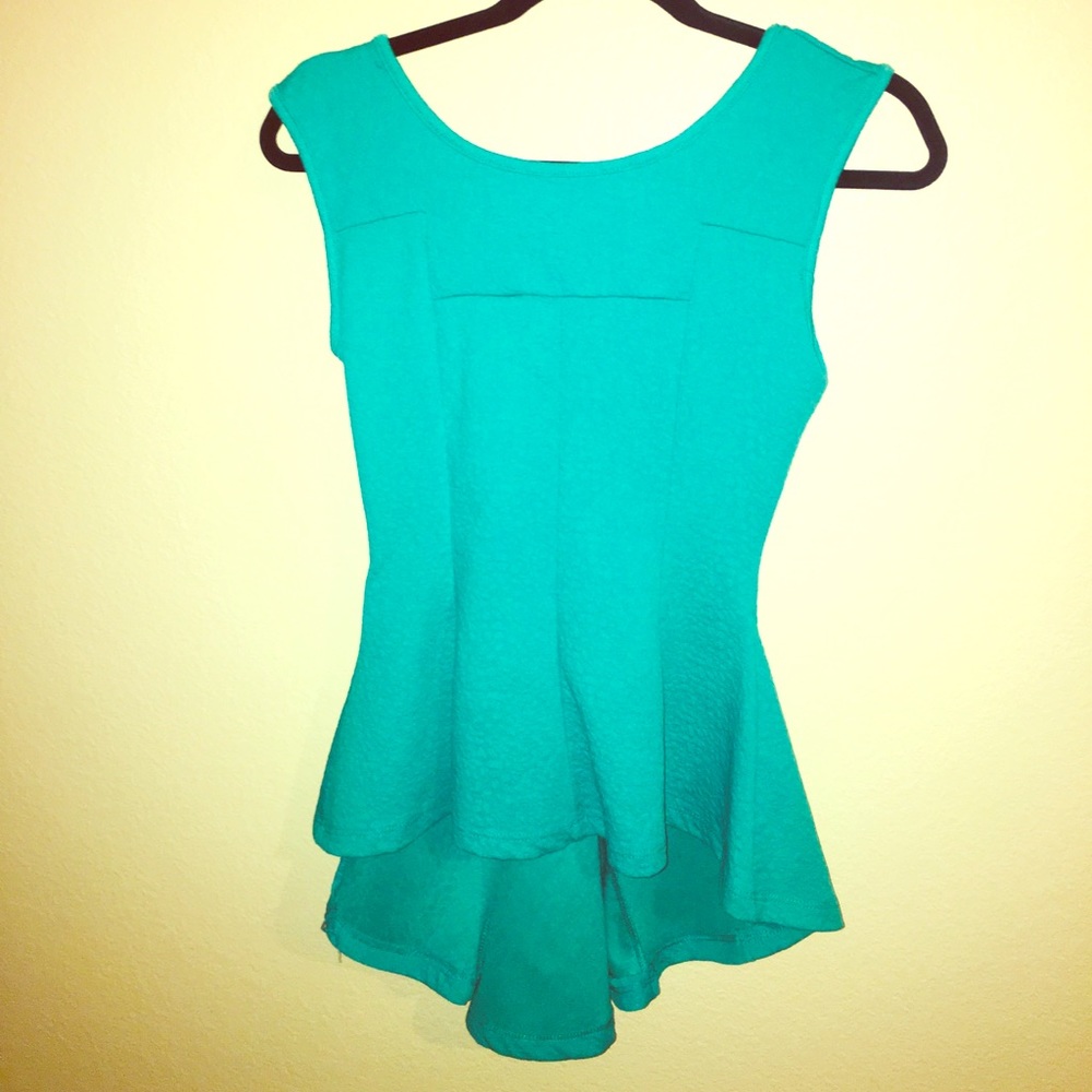 Turquoise blouse